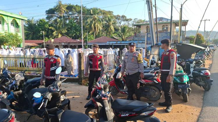 Polres Tapteng Siaga AmankanSalat Idul Fitri  Muhammadiyah, Ini Hasilnya di Lapangan