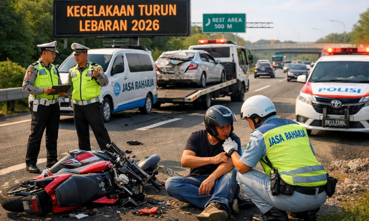 Kecelakaan di Masa Mudik Lebaran Menurun, Keselamatan Meningkat
