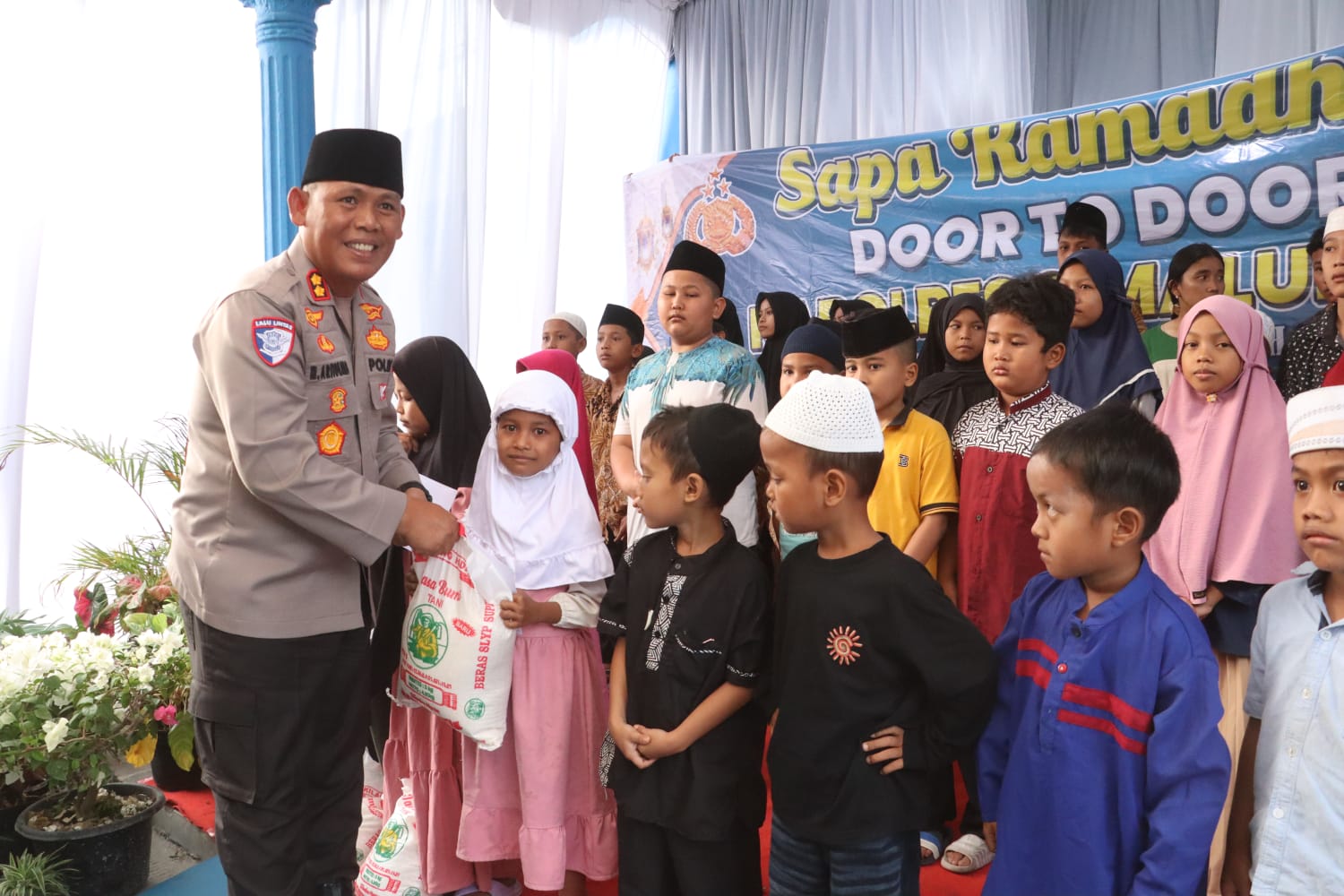 Melalui Program Sapa Ramadan, Polres Simalungun Berbagi dengan Anak Yatim