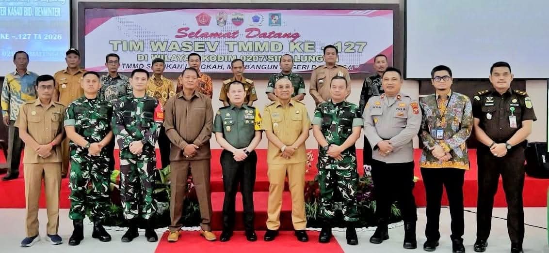 Bupati Simalungun dan Forkopimda Terima Kunjungan Tim Wasev TMMD