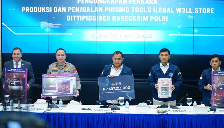 Polri Bongkar Sindikat Internasional Penjual Phishing Tools, Kerugian Global Tembus Rp350 Miliar