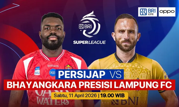 Persijap vs Bhayangkara FC 2-0 di Babak Pertama: Herrera Cetak Gol Kilat, Sudi Tambah Keunggulan