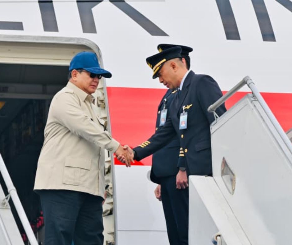 Prabowo Subianto Tiba di Tanah Air Usai Rampungkan Diplomasi Eropa