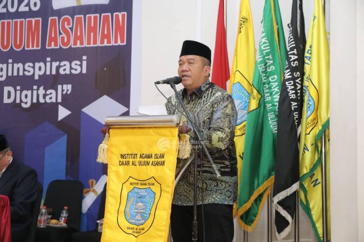 110 Sarjana IAIDU Asahan Resmi Diwisuda, Bupati: Jadilah Agen Perubahan!