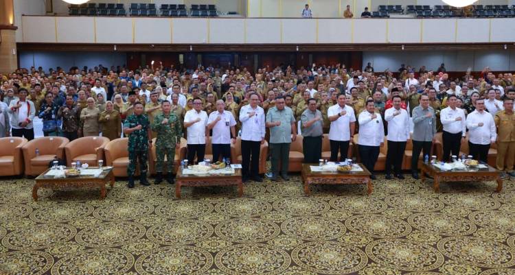 Antisipasi Kemarau Ekstrem 2026, Bupati Taput Usulkan Penguatan Irigasi ke Kementan