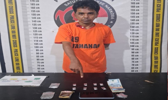 DFH Ditangkap Sat Narkoba Polres Simalungun Saat Menunggu Pembeli Sabu