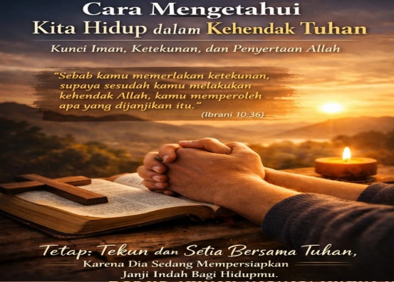 Cara Mengetahui Kita Hidup dalam Kehendak Tuhan: Kunci Iman, Ketekunan, dan Penyertaan Allah
