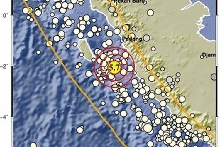 Gempa M 5,7 Guncang Mentawai, Getaran Terasa Hingga Padang