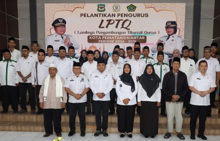 Pengurus LPTQ Siantar Dilantik, Target Juara MTQ Sumut