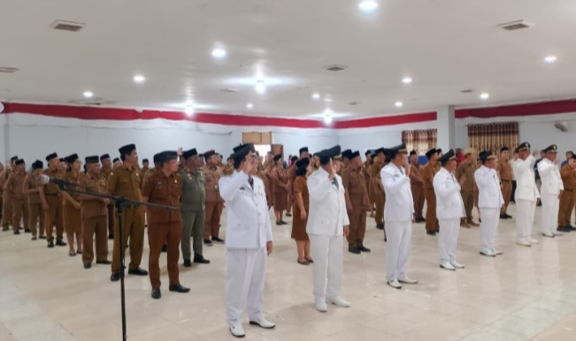 Bupati Nias Selatan Lantik 111 Pejabat, Tekankan Kinerja dan Kehadiran di Lapangan