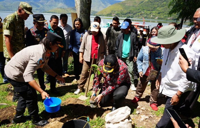 Kapolres Samosir Berjanji Akan Serius Tangani Konservasi Danau Toba