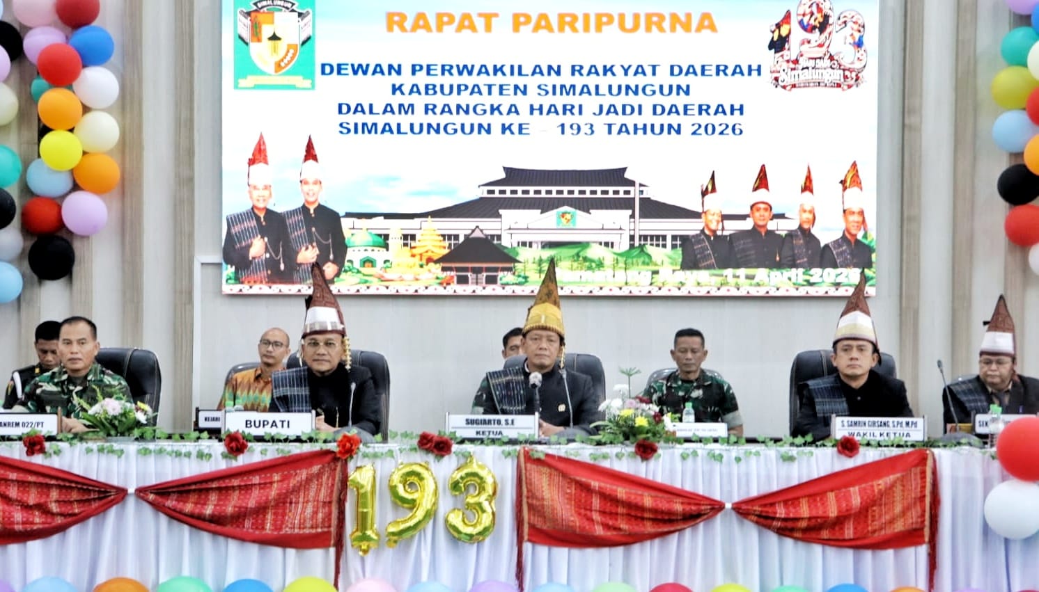 Hari Jadi ke 193 Simalungun, Bupati Ajak Jaga Keberagaman