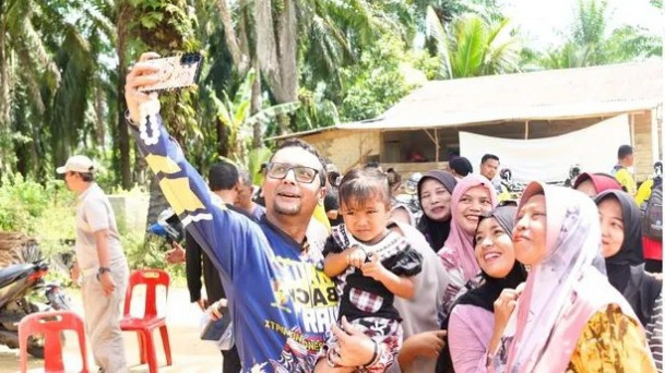 Bupati Labusel Janji Jalan Dusun Bangun Sentosa Dibangun Tahun Ini