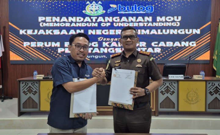 Kejari Simalungun dan Bulog Siantar Teken MoU