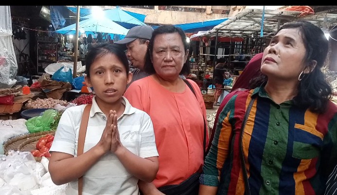 Lapak Kerap Digenangi Air, Pedagang Pasar Horas Keluhkan Minimnya Perbaikan