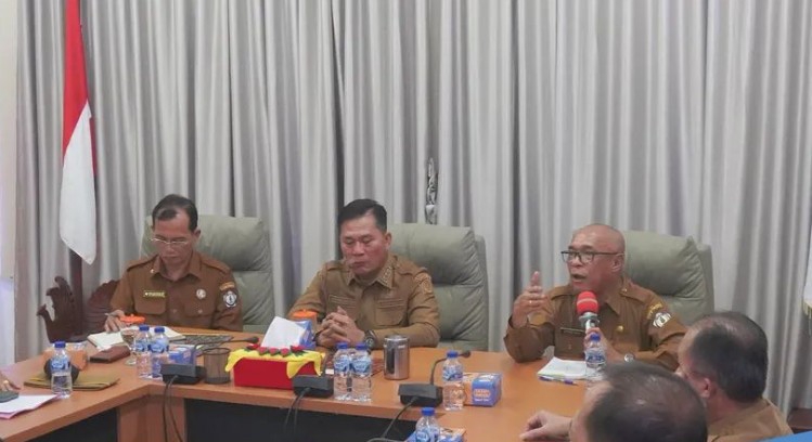 Bupati Nias Selatan Pimpin Rapat Koordinasi OPD