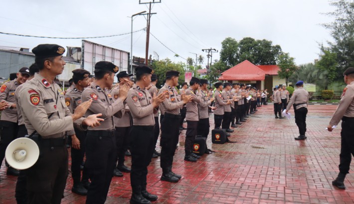 Polres Nisel Perkuat Kesiapsiagaan Lewat Sistem Pengamanan Mako