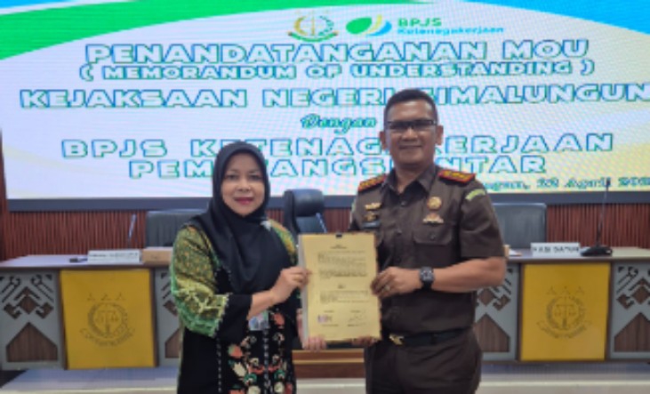 Kejari Simalungun dan BPJS Ketenagakerjaan Perbarui Kerja Sama Strategis