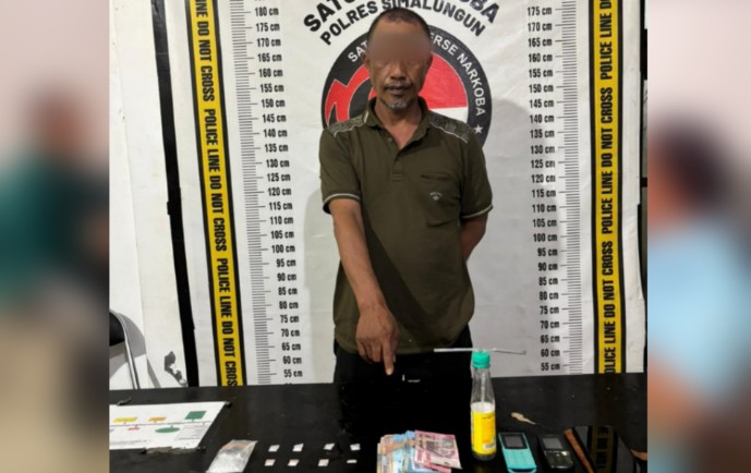 4 Orang Diamankan Polres Simalungun Terkait Sabu, 1 Pengedar, 2 Pengguna dan Satu Dilepas