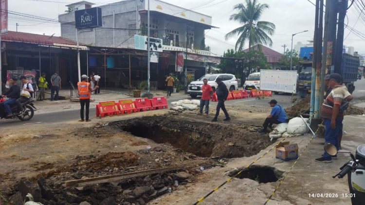 Dinas PUPR Provinsi Perbaiki Jalan Gereja Siantar