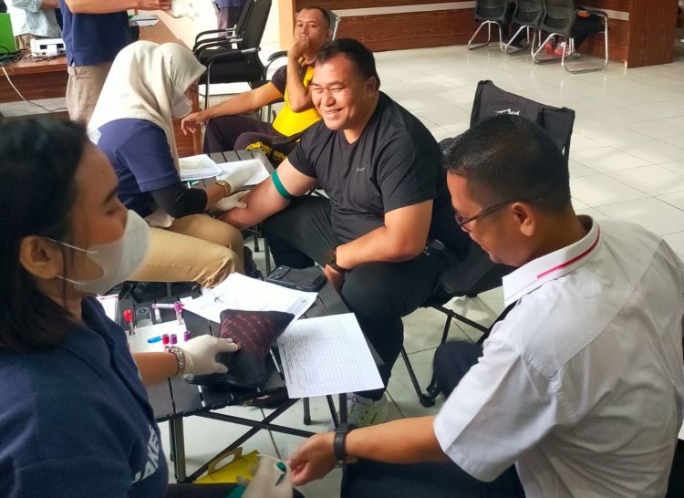 Rikkes Massal di Pakpak Bharat, Personel Polres Jalani Tes Kesehatan Lengkap