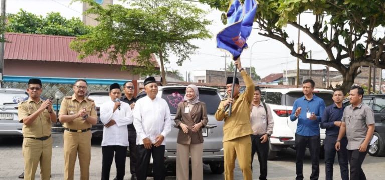 100 Calon Jemaah Manasik Haji Akbar Bank Sumut Diberangkatkan, Wabup Batu Bara Beri Pesan Penting