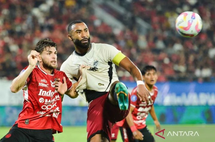 Bali United Unggul Sementara 1-0 atas PSM Makassar, Gol Campos Jadi Pembeda