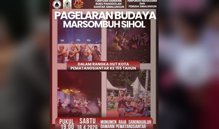 Sambut HUT Siantar, Himapsi dan TDBP SS Akan Gelar Marsombuh Sihol