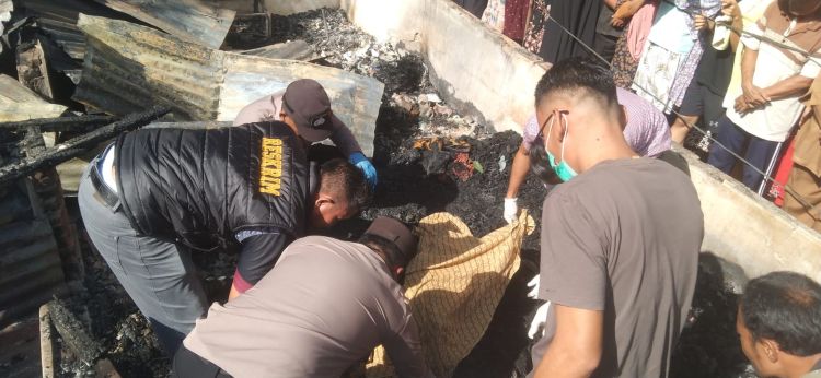 Lansia Tewas Terjebak Kebakaran di Padang Lawas Utara, Diduga Akibat Korsleting Listrik