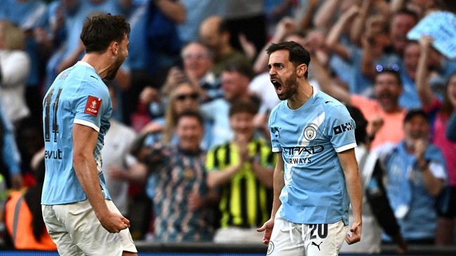 Man City Lolos ke Final Piala FA Usai Balikkan Keadaan Lawan Southampton