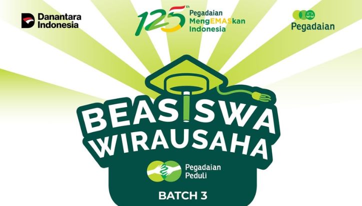 Beasiswa Wirausaha Pegadaian Batch 3 Dibuka, Anak Muda Bisa Belajar Bisnis Gratis Selama Setahun