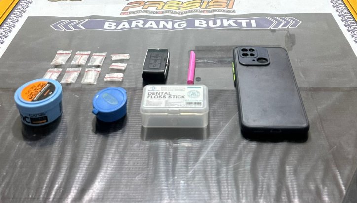Pengedar Sabu Ditangkap di Banyuasin, Polisi Amankan Sembilan Paket Barang Bukti