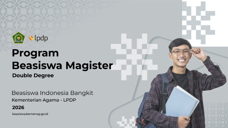 Beasiswa Magister Double Degree Kemenag Dibuka hingga 31 Mei 2026, Ini Syaratnya