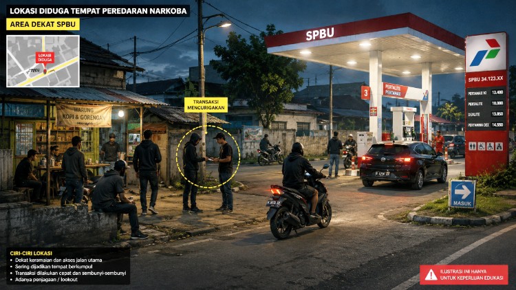 Warga Resah, Dugaan Transaksi Narkotika Kembali Muncul di Naga Pita