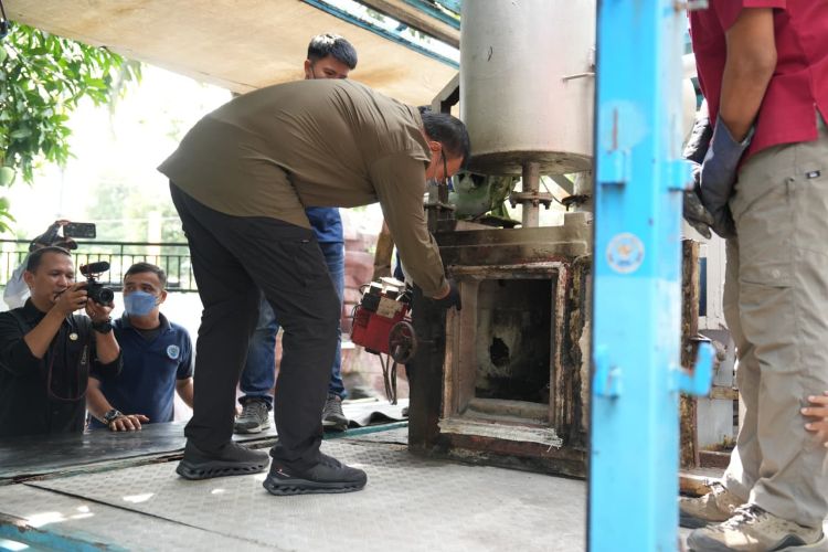 Sabu Hampir 2 Kg Jaringan Malaysia-Aceh-Medan Dimusnahkan di Deli Serdang