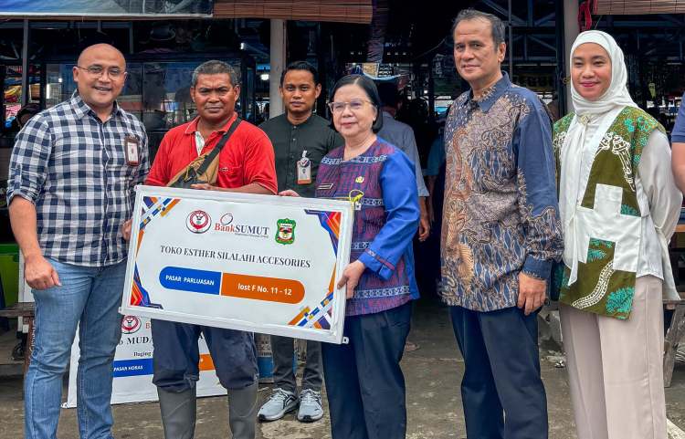 QRIS Masuk Pasar Horas Pematangsiantar, Retribusi Pasar Kini Non Tunai