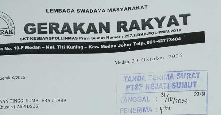 LSM Gerakan Rakyat Laporkan Dugaan Korupsi Proyek Tiang Lampu PJU Rp1,4 Miliar di Pematangsiantar