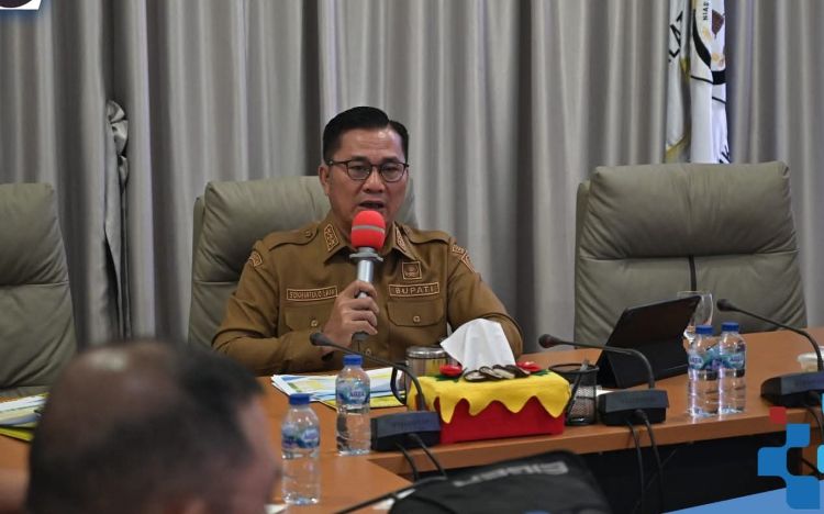 Bupati Sokhiatulo Laia Ikuti Rakor Inflasi Kemendagri, Tekankan Stabilitas Harga Pangan