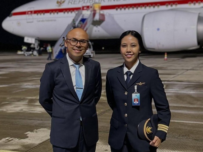 Pilot Perempuan Dampingi Prabowo ke Prancis, Ini Sosok Captain Tania Citra dan Lainnya