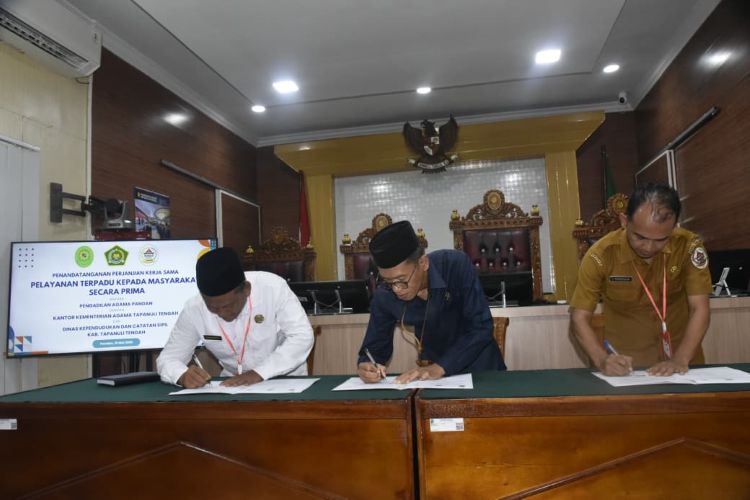 Pemkab Tapteng Luncurkan One Day All Service, Urus Dokumen Nikah dan Kependudukan Kini Lebih Mudah