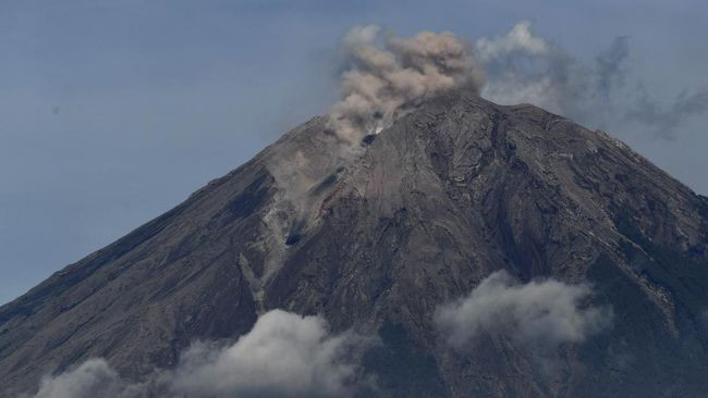 Minggu Pagi Gunung Semeru Erupsi 3 Kali, Letusan Capai 700 Meter di Atas Puncak