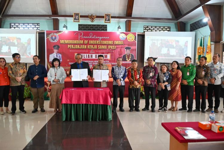 Bupati Humbahas Gandeng Universitas Santo Thomas Medan, Mahasiswa Diajak Jadi Generasi Berkarakter