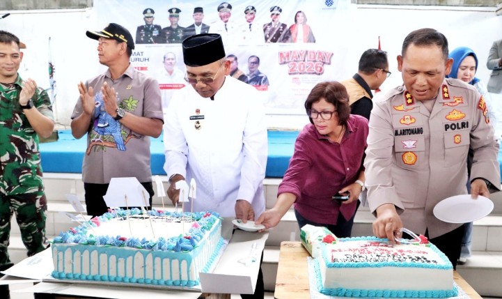 May Day di Perdagangan, Bupati Simalungun Tekankan Kolaborasi Pekerja dan Pengusaha