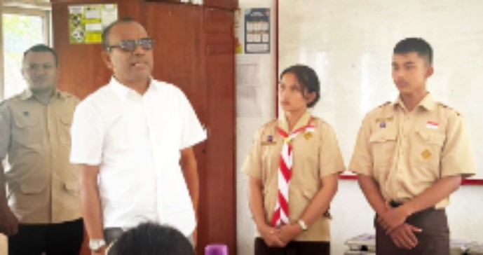 Erikson Sianipar Tampung Masukan Program MBG dari Siswa SMAN 1 Pagaran