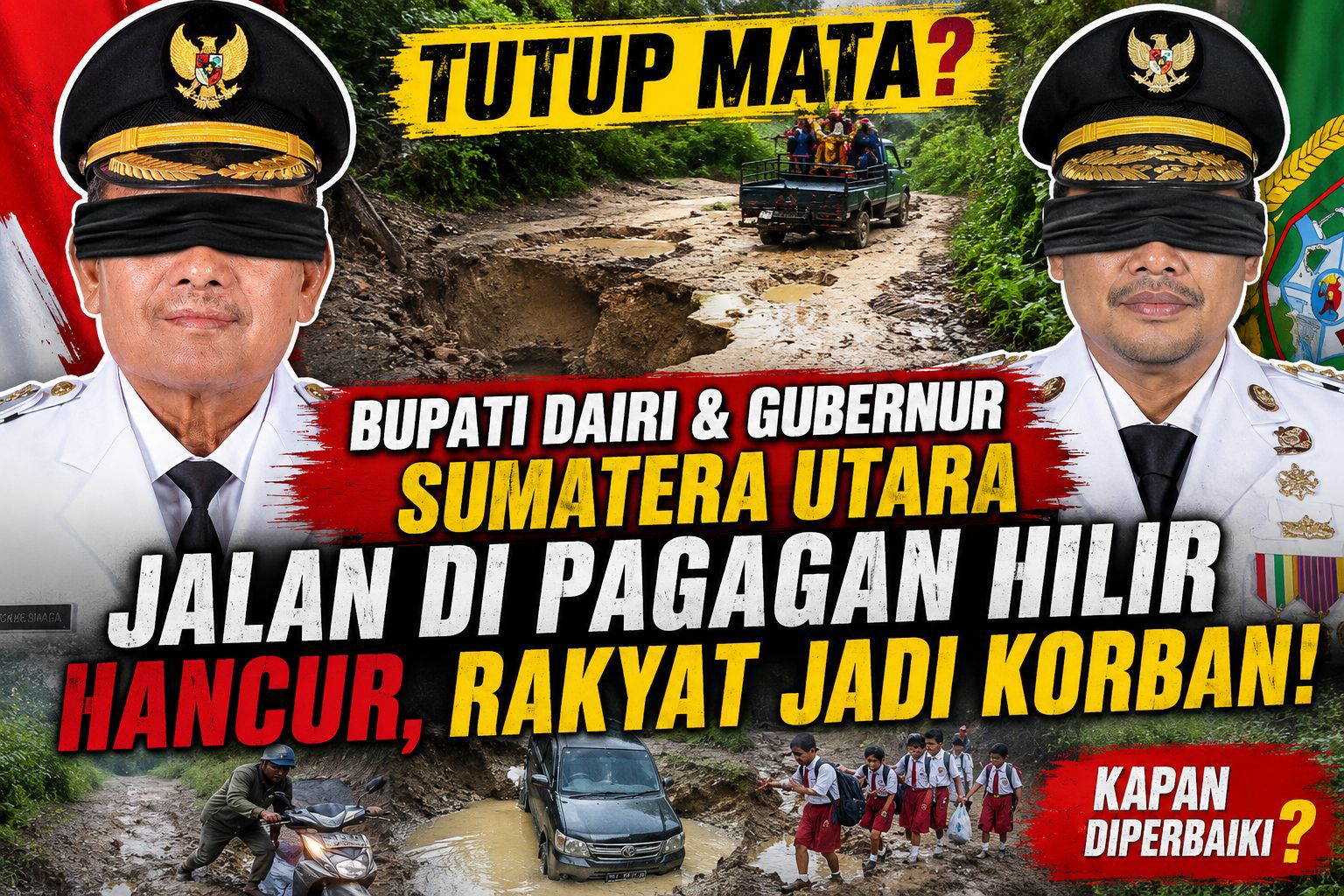 Jalan Rusak di Pagagan Hilir Jadi Sorotan, Pemkab Dairi Klaim Perbaikan Segera Dimulai