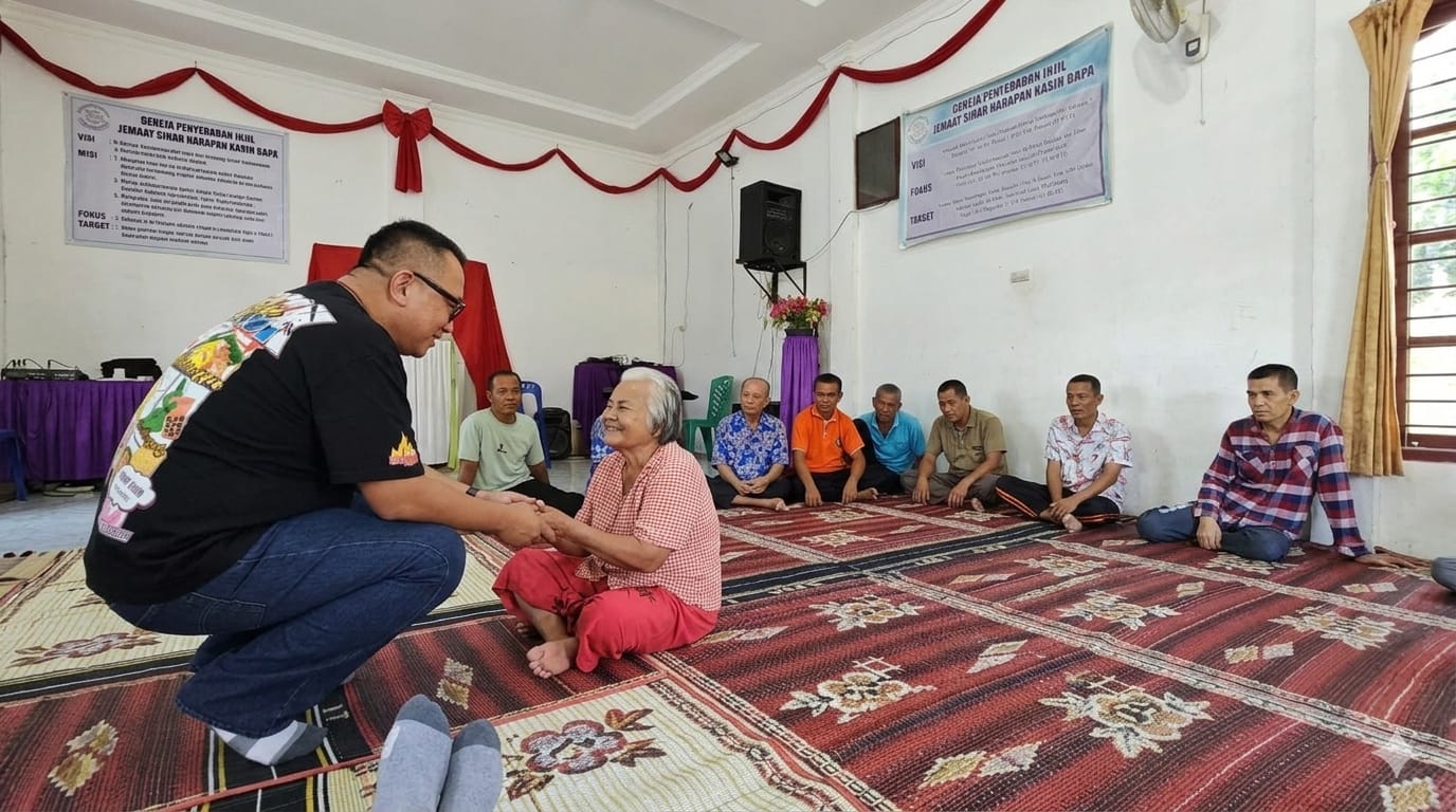 Senyum ODGJ Jadi Hadiah Ulang Tahun Paling Indah bagi Marolop S Manurung