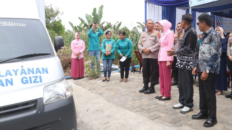 Kapolres Simalungun Launching SPPG Dame Raya, MBG 1.534 Siswa Akan Terlayani