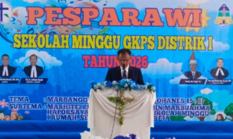 Pesparawi Sekolah Minggu GKPS, Wakil Ketua DPRD Siantar Frengki Boy: Kita Semua Pemenang