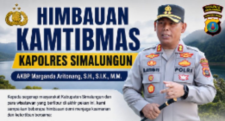 Kapolres Simalungun Minta Wisatawan Waspada Saat Liburan di Parapat, Ini Pesannya