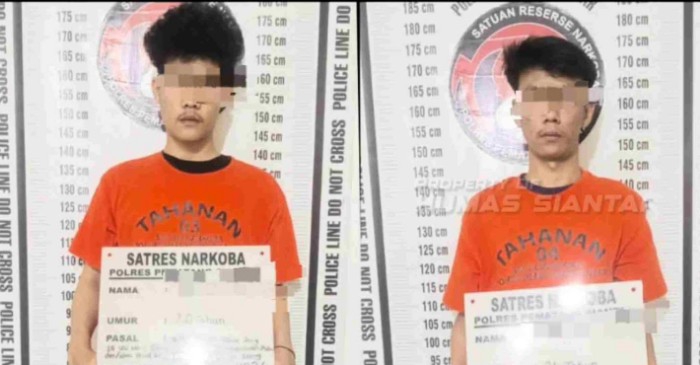 Tengah Malam, 2 Pemuda di Siantar Ditangkap Polisi, BB 8 Butir Ekstasi